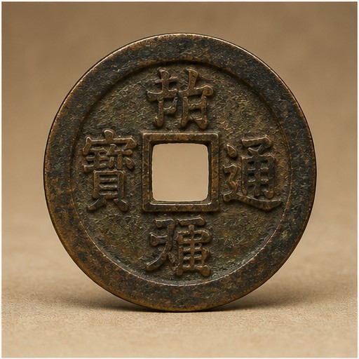 清代通宝方孔铜钱